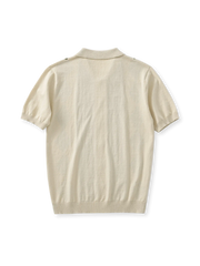 英式アイビーアーガイルニットポロ