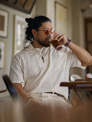 イタリアンスタイル ジャカードレース ポロシャツ