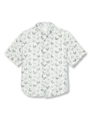 フレンチバタフライジャカードフリンジシャツ全体像