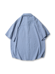ギンガムワイドシャツ正面