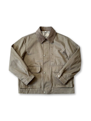 ウォッシュド コーデュロイカラーワークジャケット