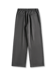 Cleanfit ダブルプリーツ ドレープワイドスラックス