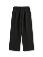 Cleanfit ダブルプリーツ ドレープワイドスラックス