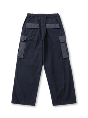 バイカラーワイドカーゴパンツ