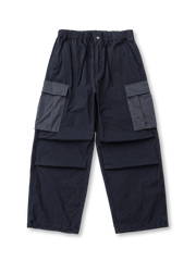 バイカラーワイドカーゴパンツ