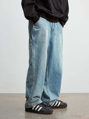 ウォッシュドデニムジップアップカラージャケット