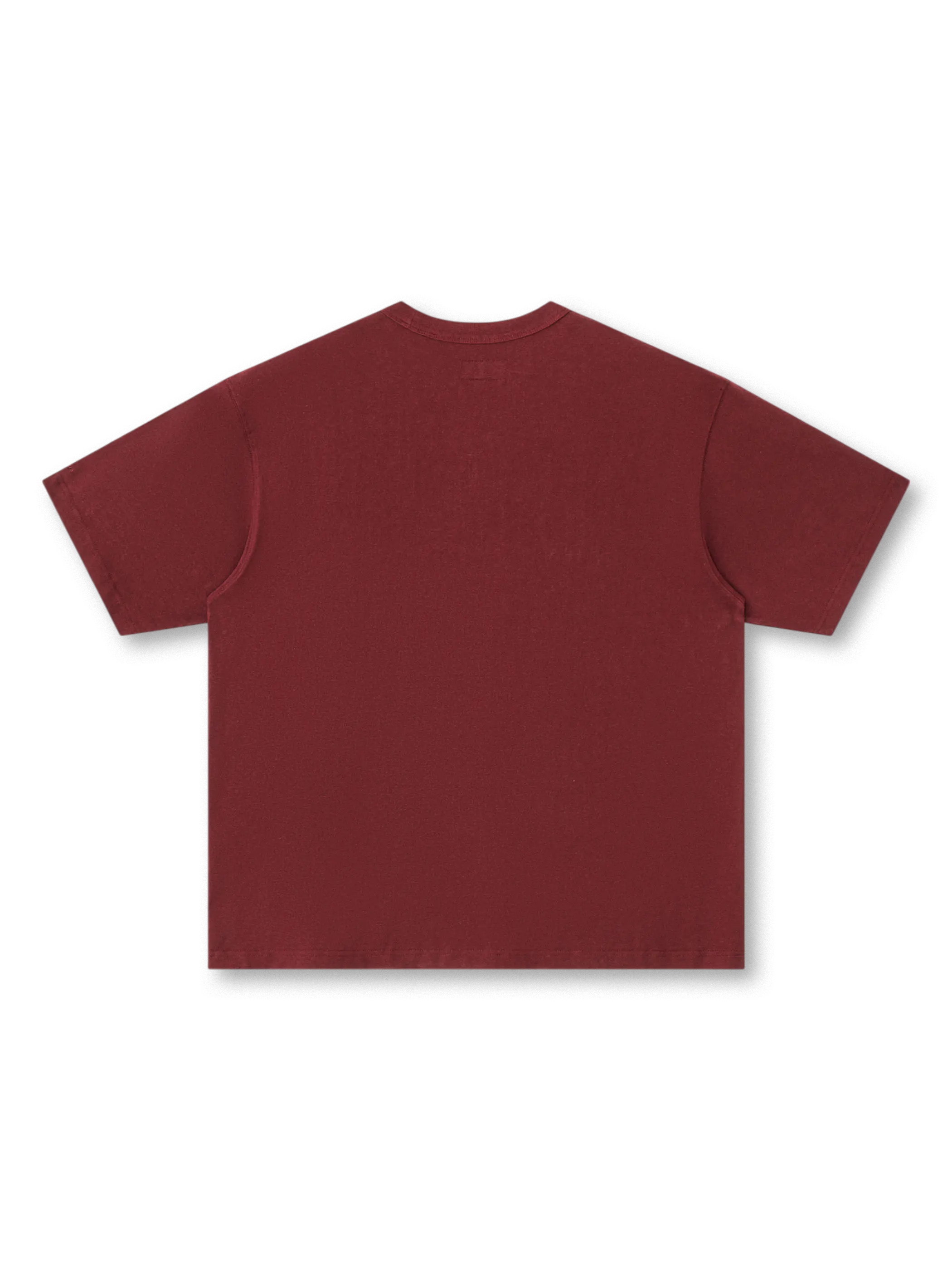 前面全体が見えるように平置きしたTシャツ