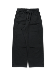 スタッズ付きパッチポケット スウェットパンツ