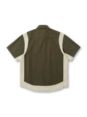 配色切り替えワークシャツ正面