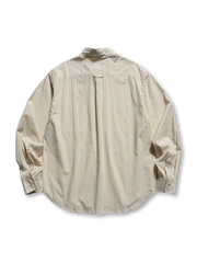 アメリカンレトロストライプ長袖シャツの全体画像
