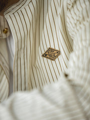 ベースボールストライプシャツ