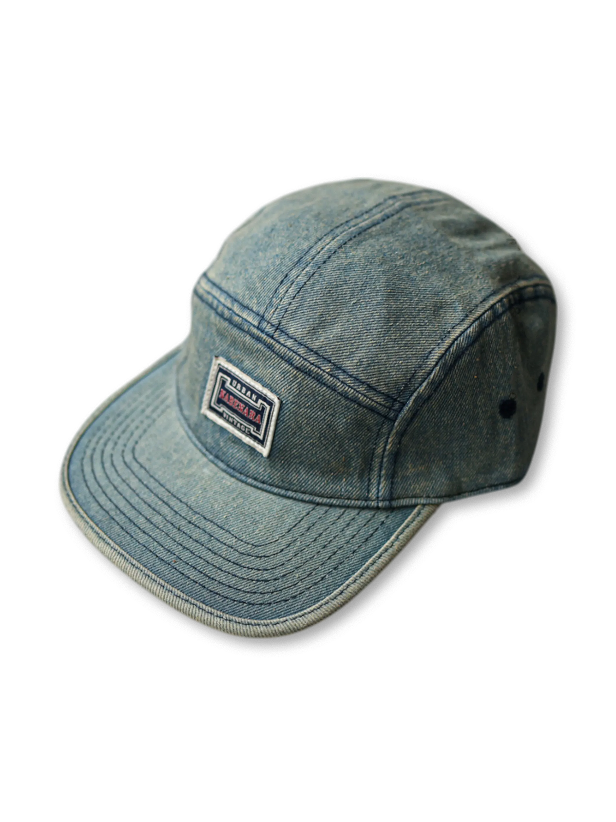 デニムワイドブリムキャップ
