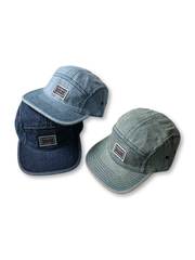 デニムワイドブリムキャップ
