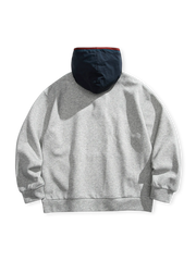 カラーブロックフーディースウェット