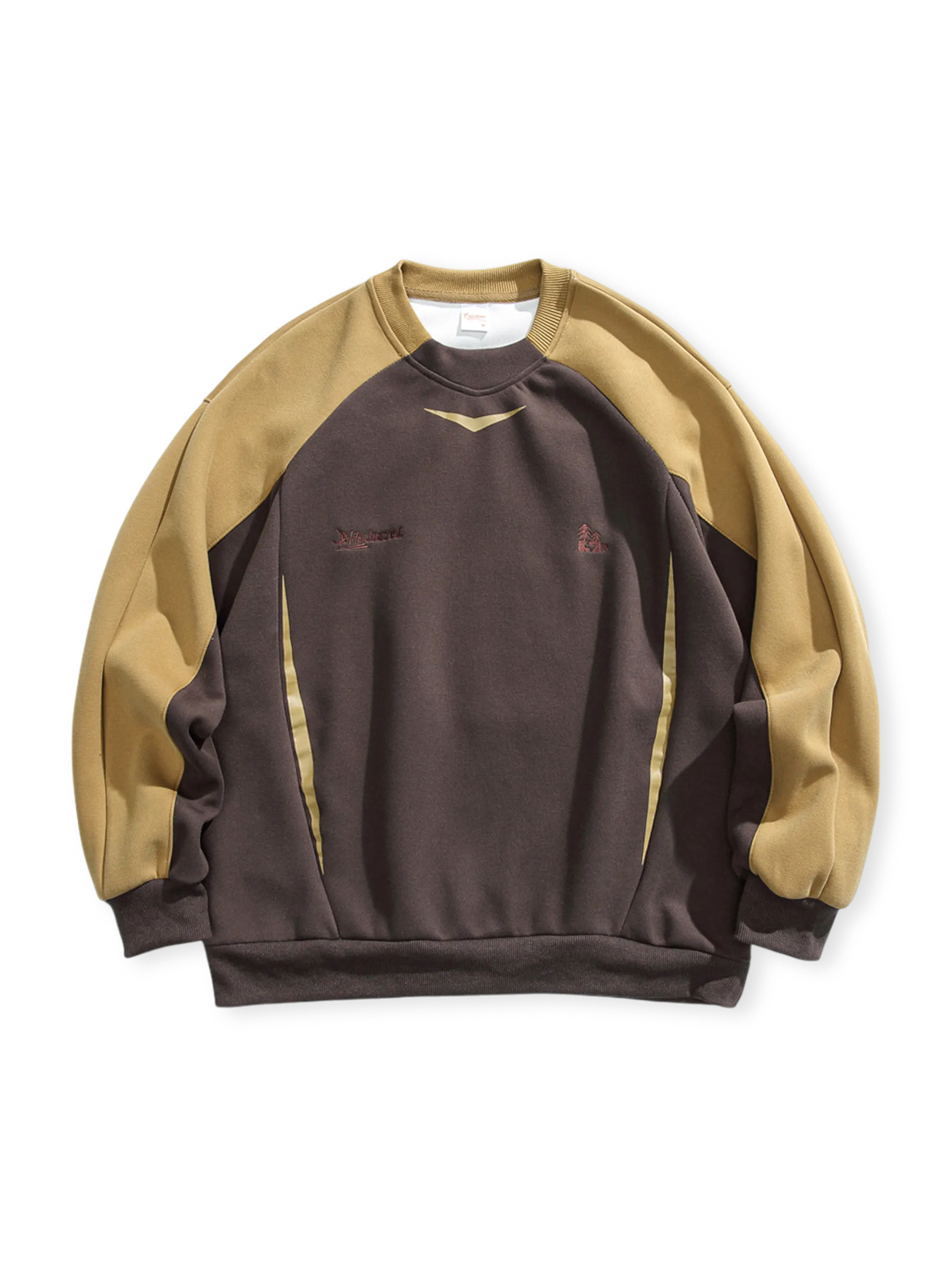 カラーブロックヴィンテージスポーツスウェット全体展示