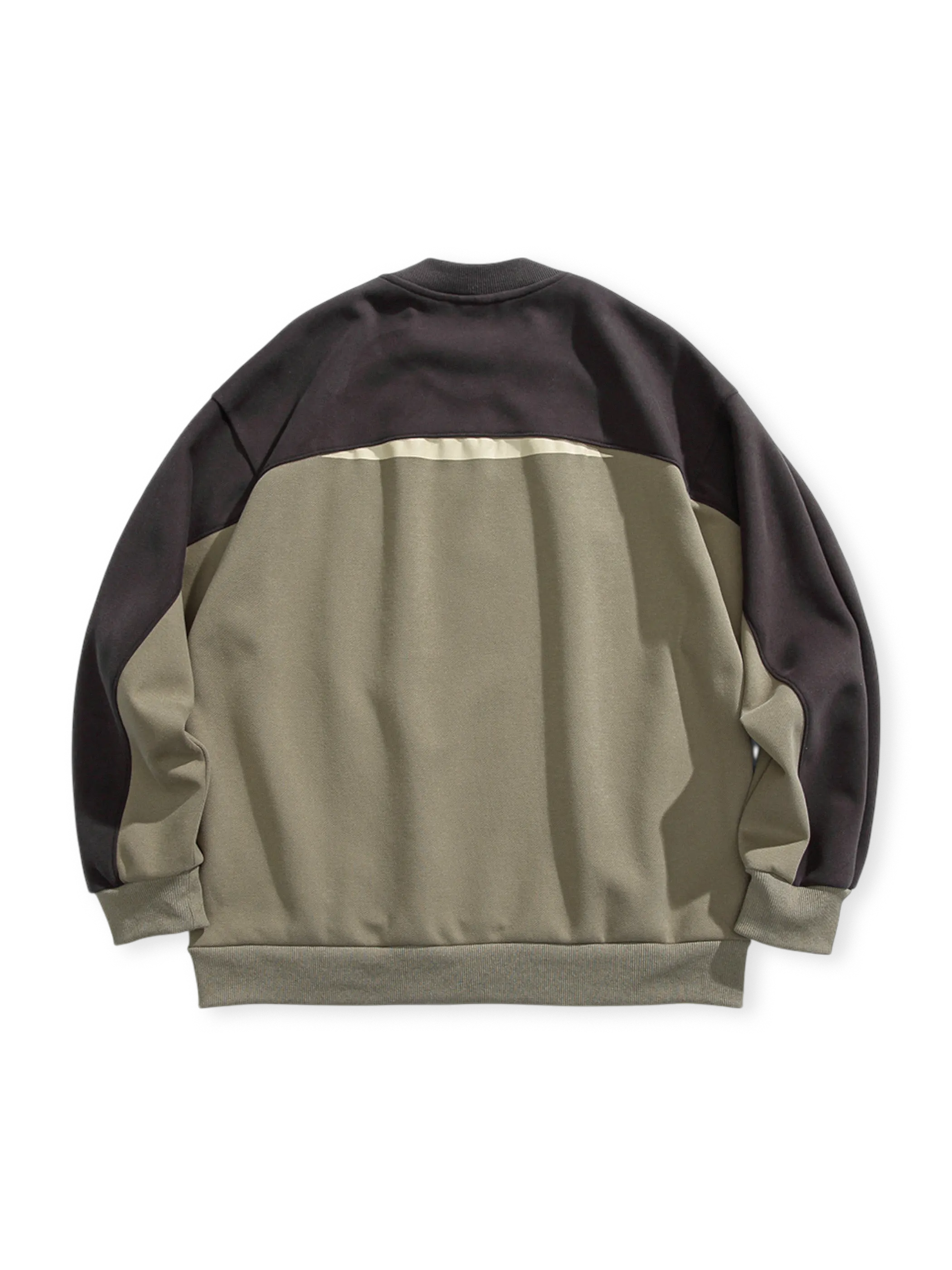 カラーブロックヴィンテージスポーツスウェット全体展示