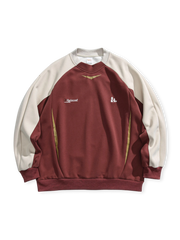 カラーブロックヴィンテージスポーツスウェット全体展示