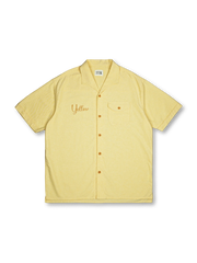 半袖キューバシャツ、胸ポケット付き