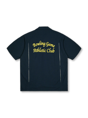 バンブーテクスチャのボウリングシャツ全体