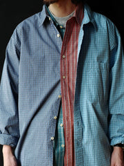 コンバインドチェックST シャツ