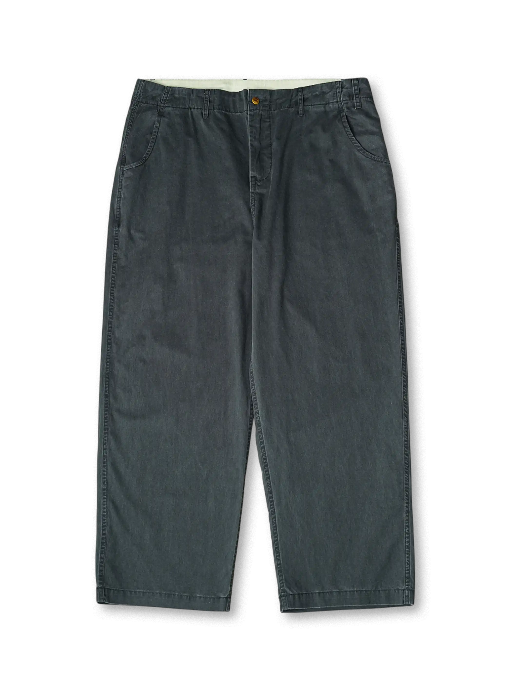 ヴィンテージウォッシュテクスチャパンツ全体