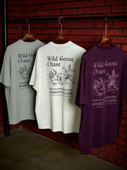 ワイルドグースチェイスプリントTシャツ正面