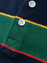 A&Sカラー アイビースタイル ラグビーシャツ