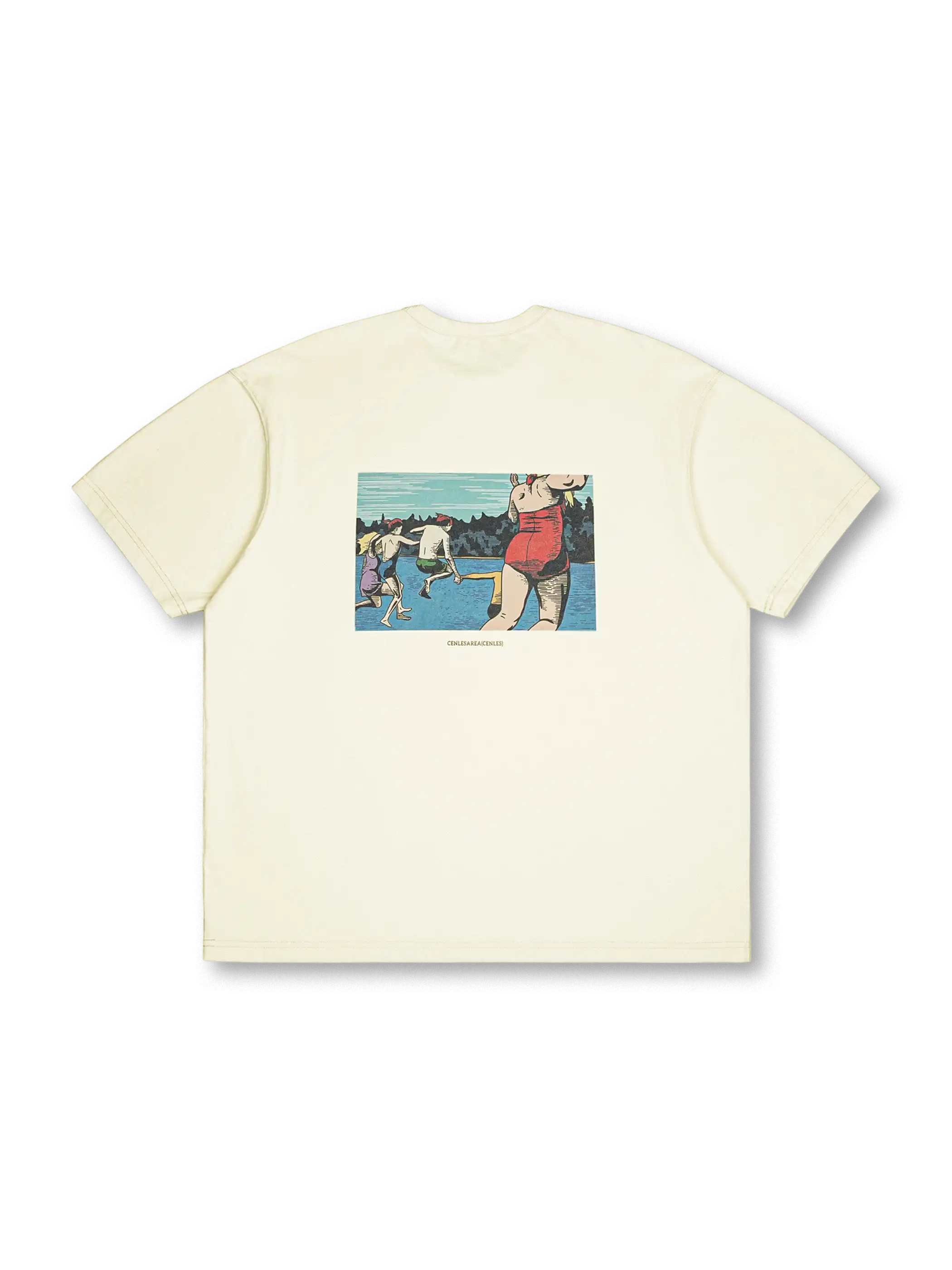 ワンフレームプリントTシャツの正面