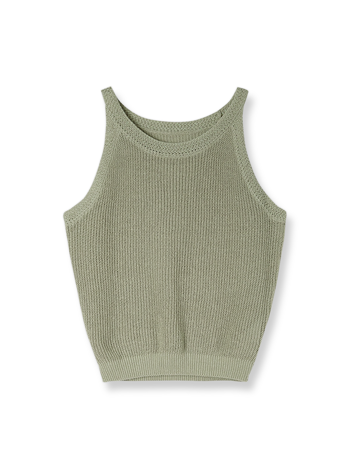 製品画像: 通気性リネンタンクトップ正面図