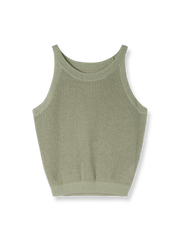 製品画像: 通気性リネンタンクトップ正面図