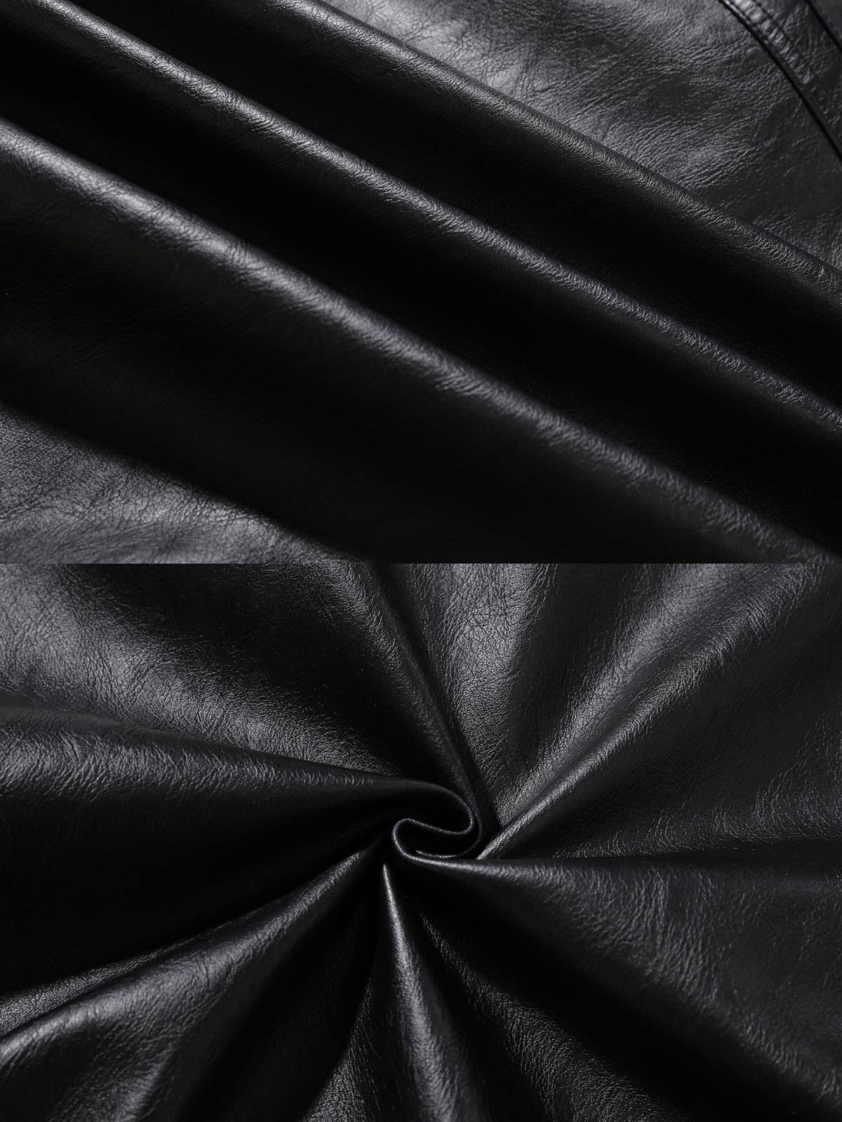 製品画像：
クラシックな3本ラインデザインの高級PUレザージャケット。ミラードデザインと柔らかな手触りのPUレザーを使用し、現代的でファッショナブルな雰囲気を演出。エラスティックデザインの袖口と裾で防風性も高め、秋冬シーズンに最適。

詳細画像：
高級PUレザーのジャケット、3本ラインデザインで現代的なスタイルに。肩部分の滑らかなカッティングとゆったりシルエットが、カジュアルで快適な着心地を提供。袖口と裾のエラスティックデザインが防風性を向上。