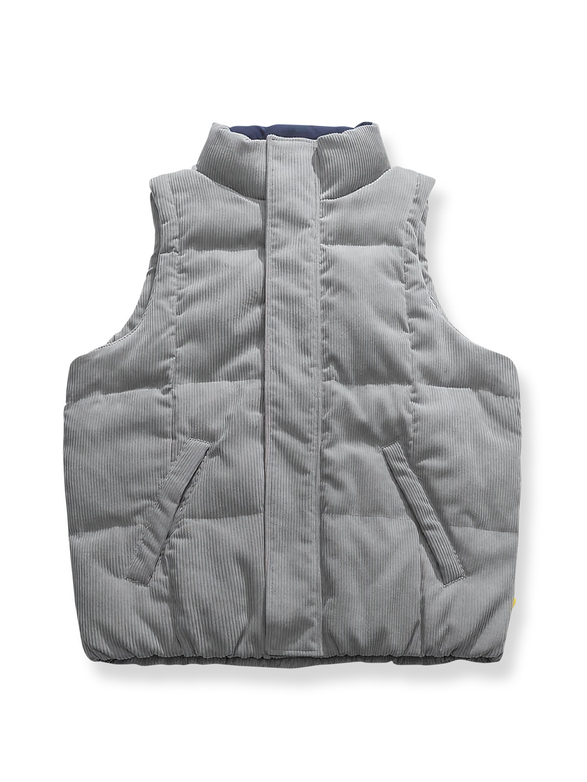 コーデュロイ 立襟 ダウンベスト