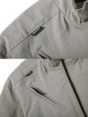 立襟 ポケット多めゴアテックスジャケット