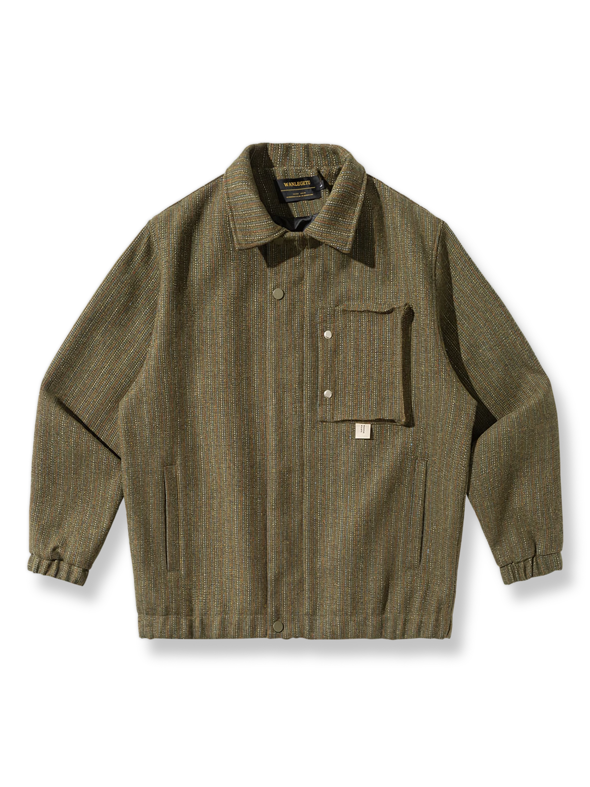 レトロ紳士アメリカンツイードダークストライプジャケット