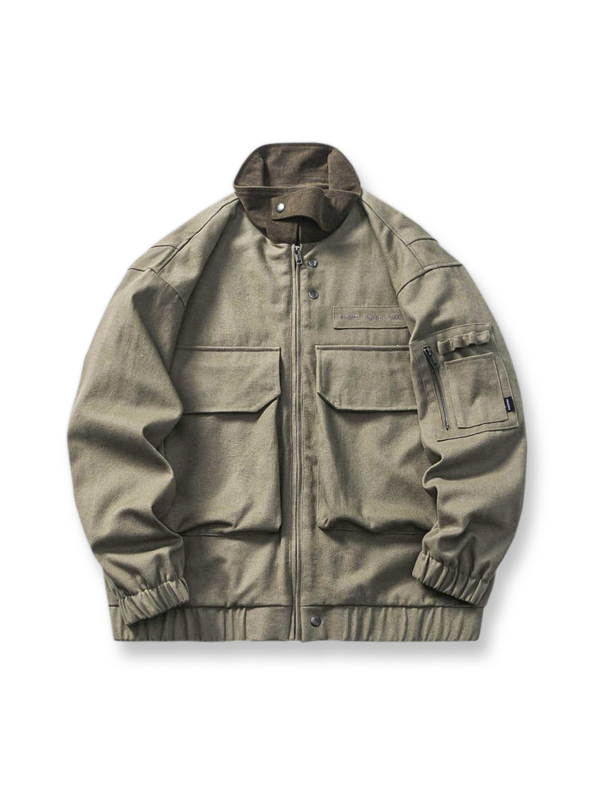 コーデュロイ ハイネック ツイル ハンティング ジャケット