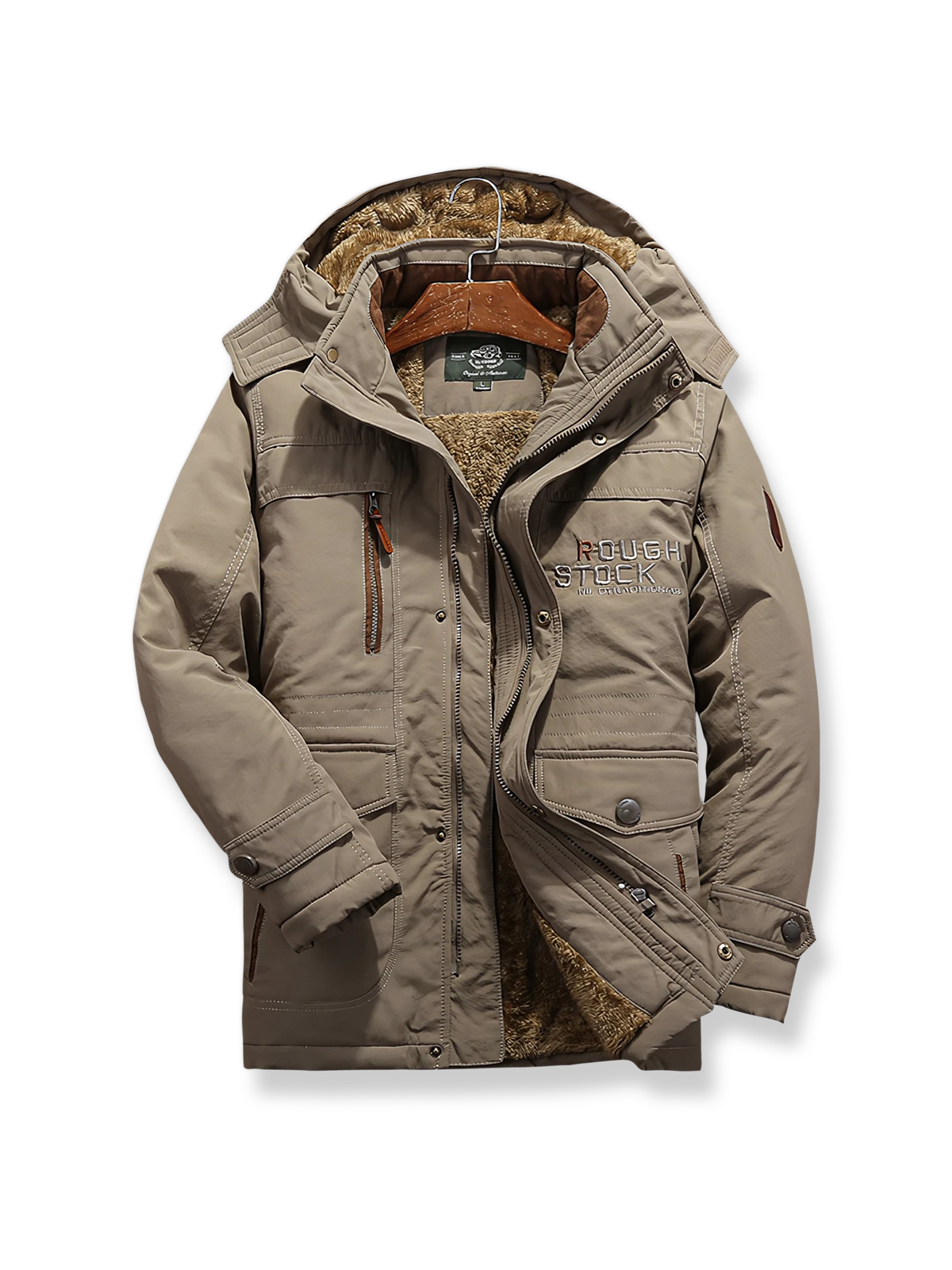 防風防水 裏起毛 中綿ジャケット