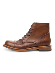 トップ牛革レザー ショートブーツ