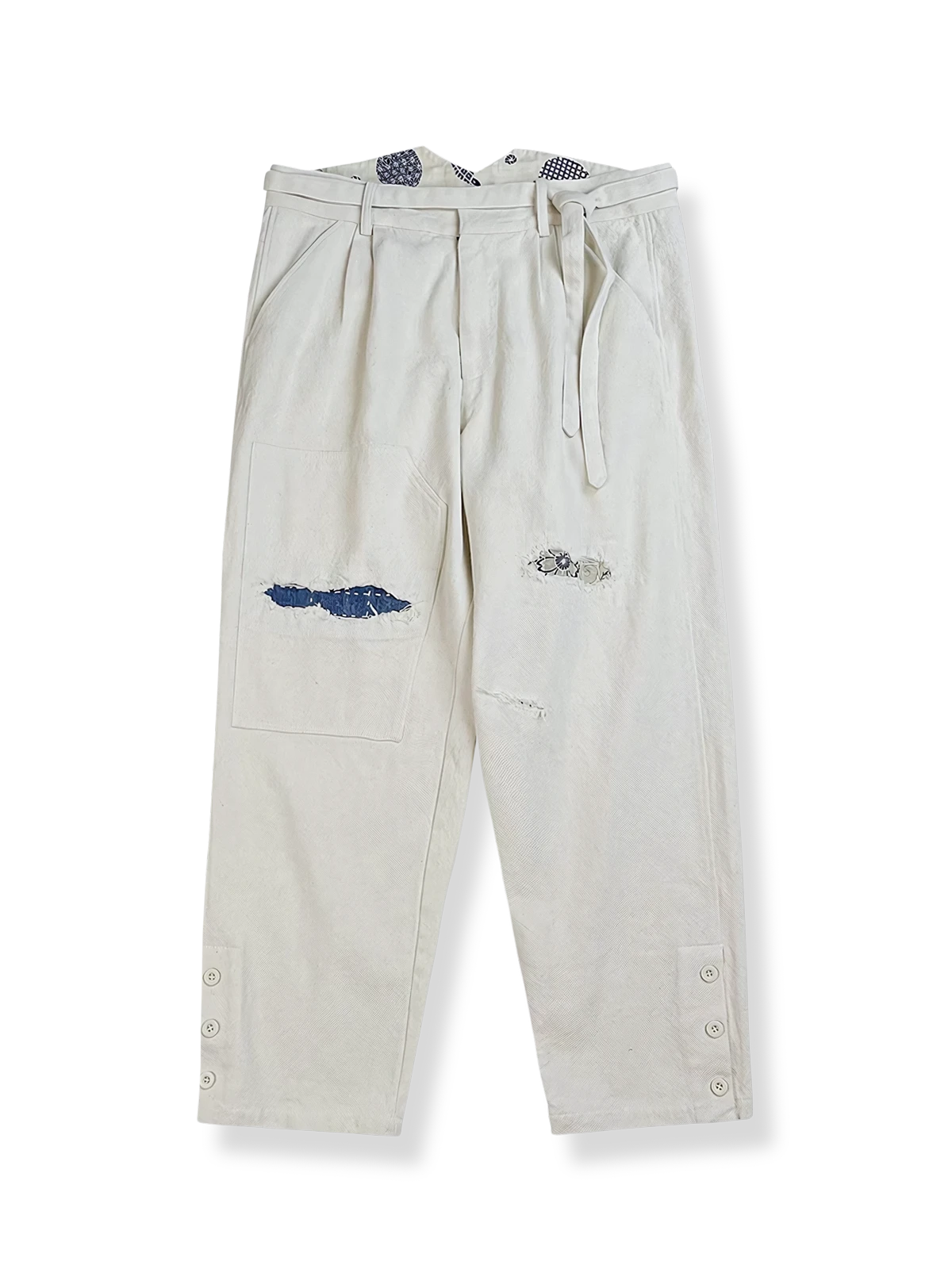 パッチワーク刺し子 スラックス