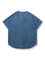 デニム ベースボールジャージ