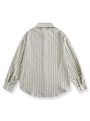 ベーシック ストライプボタンダウンシャツ