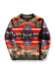 ナバホジャカードウール セーター