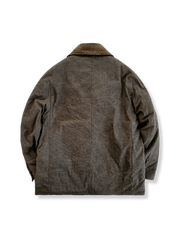 ワックス加工 ダブルブレストコート