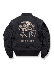 スカル刺繍入り MA-1フライトジャケット