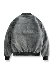 ハウンドトゥース柄 中綿ジャケット