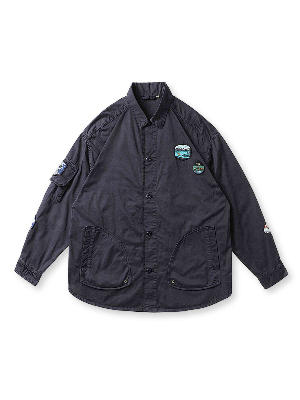 製品画像: バッジ刺繍アウトドアワークシャツ