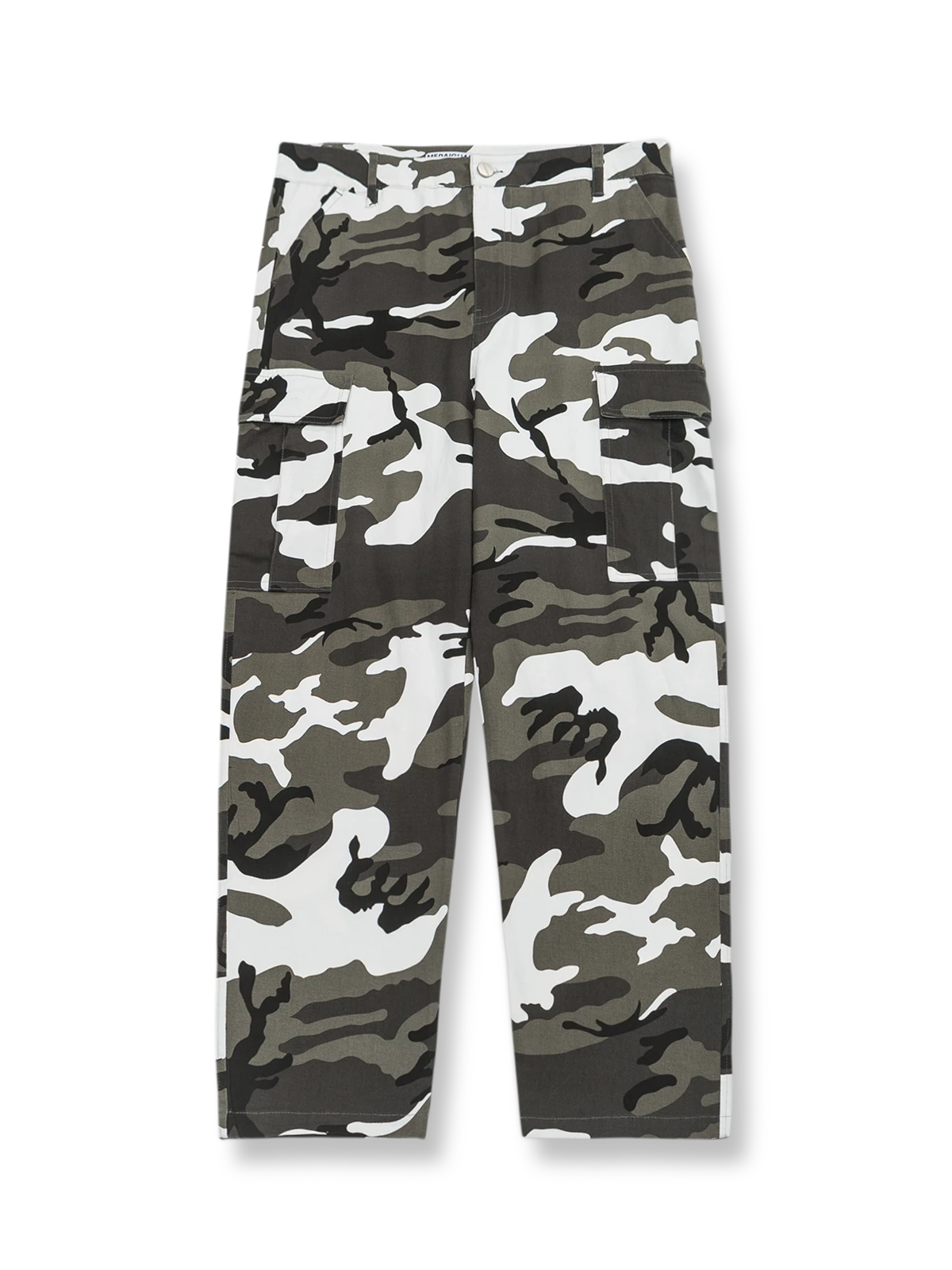 スノーカモフラージュ作業ズボン