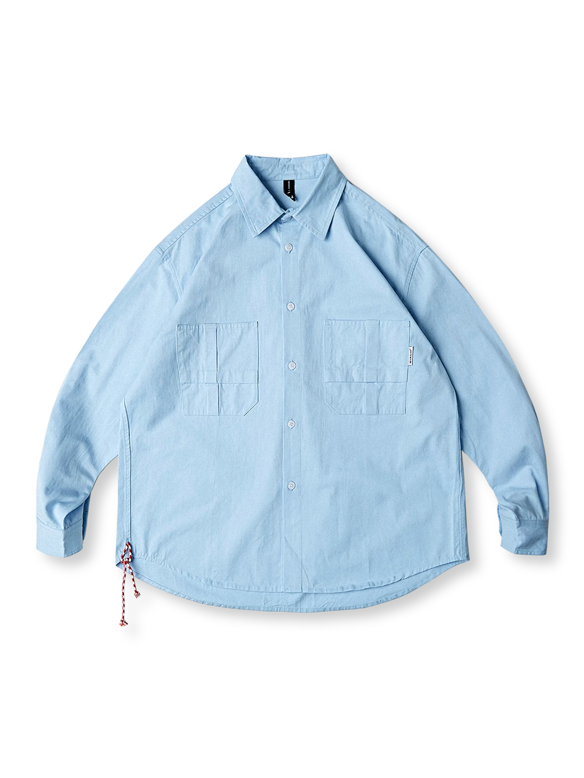 レッドコードワークポケット長袖シャツ