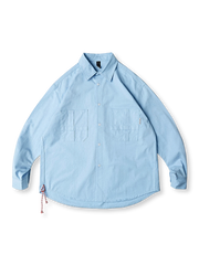 レッドコードワークポケット長袖シャツ