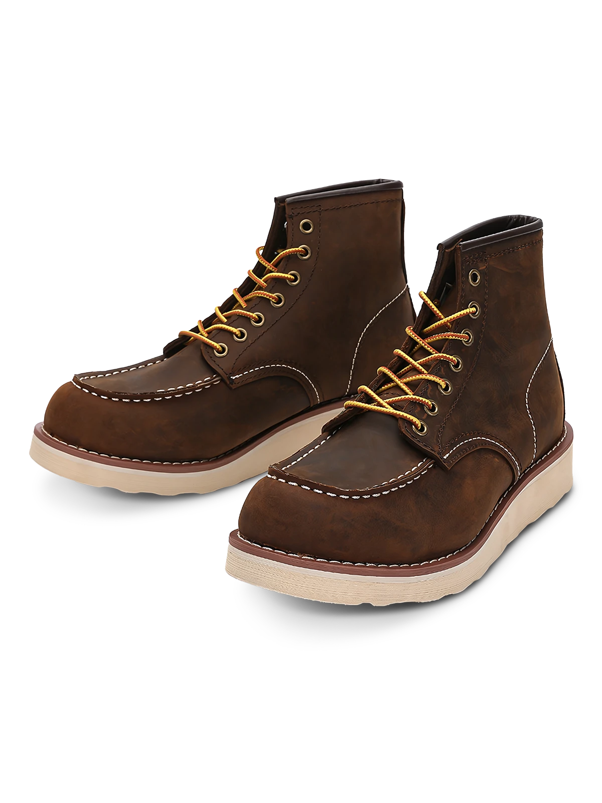 6色 クラシックワークレザーブーツ