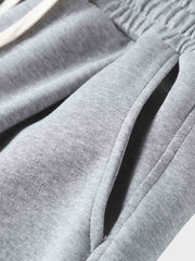 裾ダーツ入り スウェットイージーパンツ